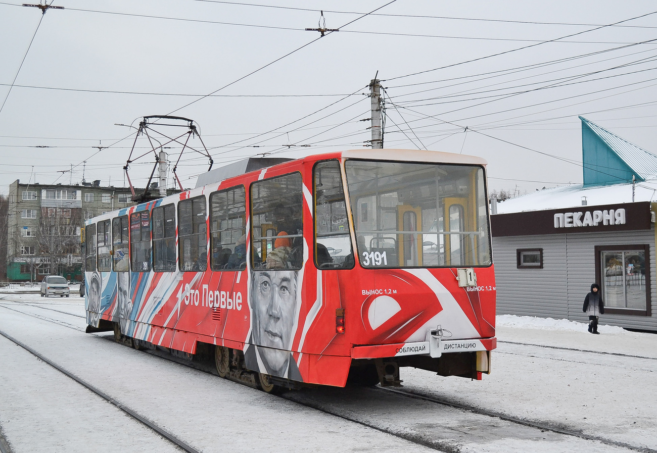 Барнаул, Tatra T6B5SU № 3191