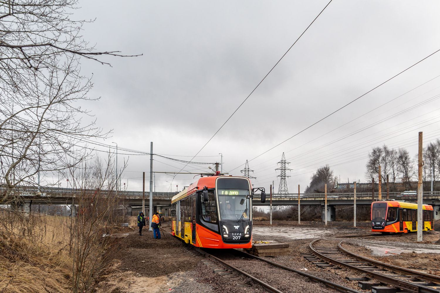 Ярославль, 71-628-02 № 207; Ярославль — Реконструкция трамвайной сети в рамках концессионного соглашения. Этап №4; Ярославль — Строительство разворотного кольца у ТРЦ "РИО"