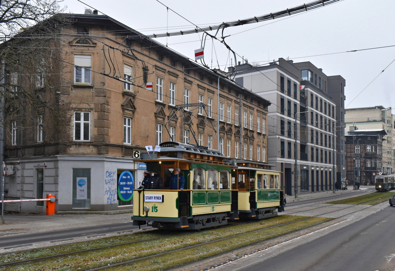 Познань, Двухосный моторный Modertrans/BSI № 15; Познань — 145 лет общественному транспорту в Познани