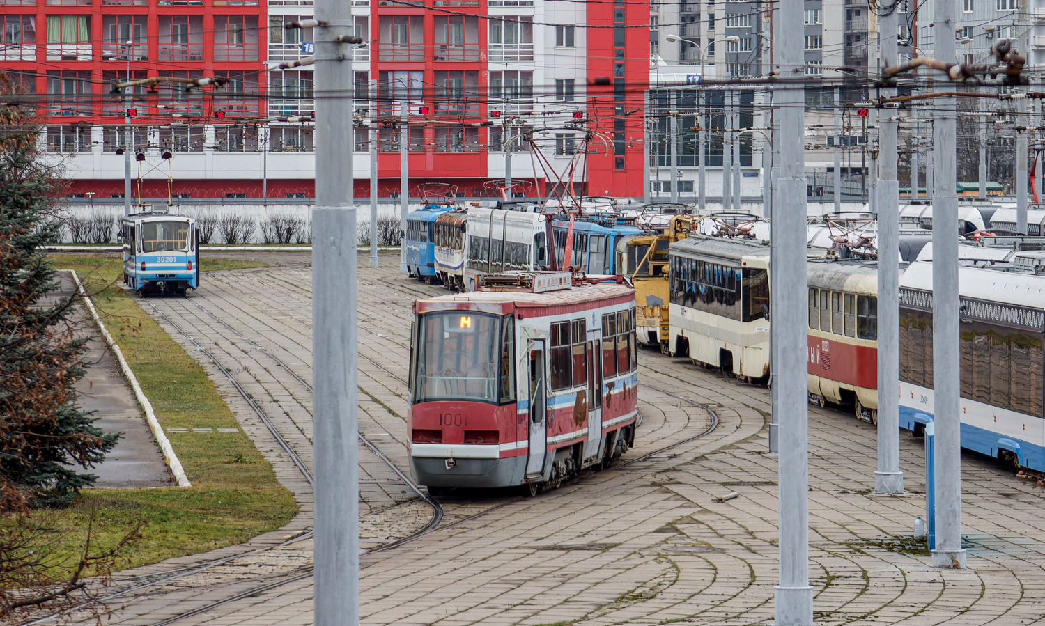Москва, ЛТ-5 № 1001; Москва — Трамвайные депо: [3] Краснопресненское. Новая территория в Строгино