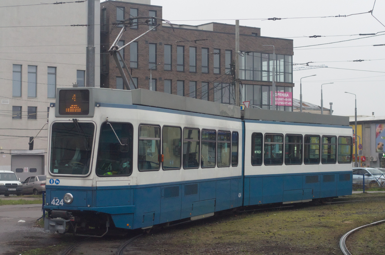 Винница, SWP/SIG/BBC Be 4/6 "Tram 2000" № 424