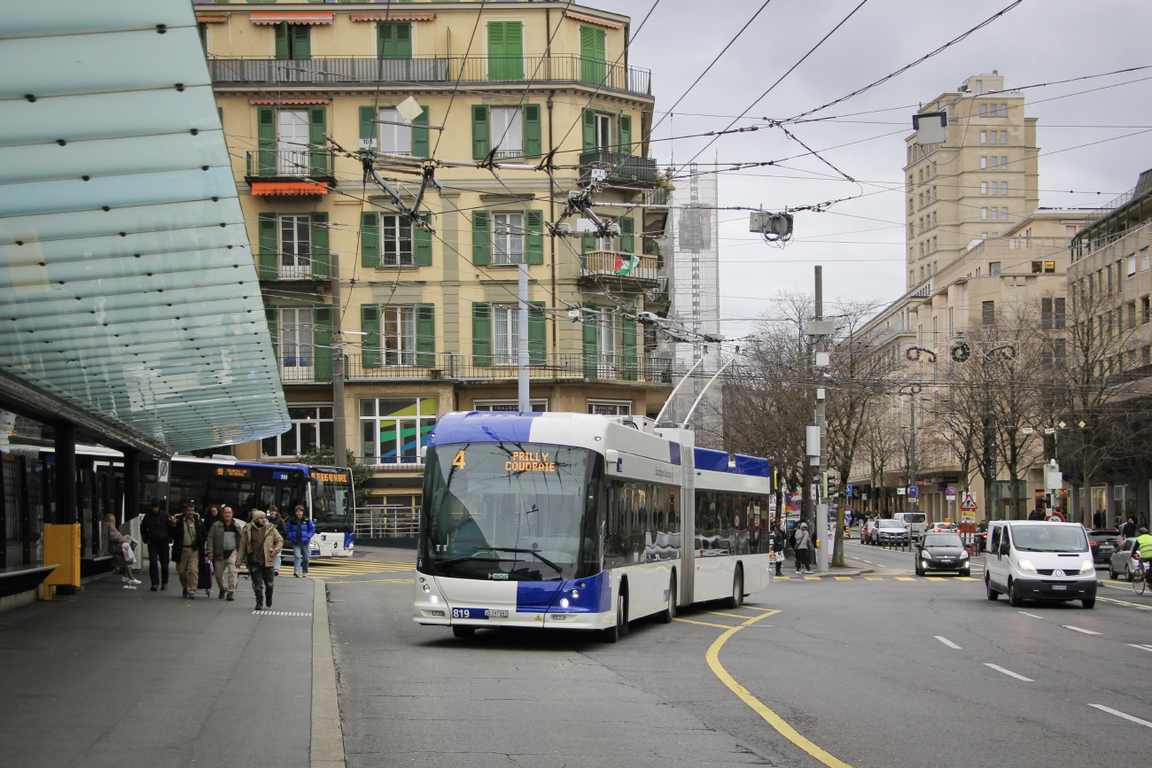 Лозанна, Hess lighTram 19 DC № 819