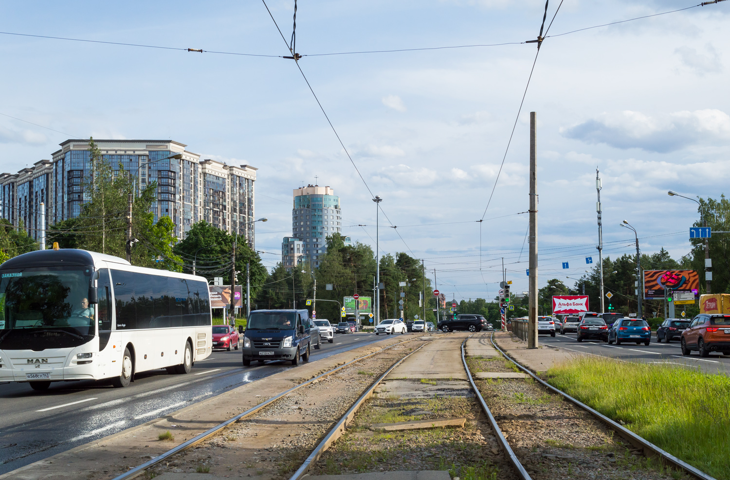 Санкт-Петербург — Трамвайные линии и инфраструктура