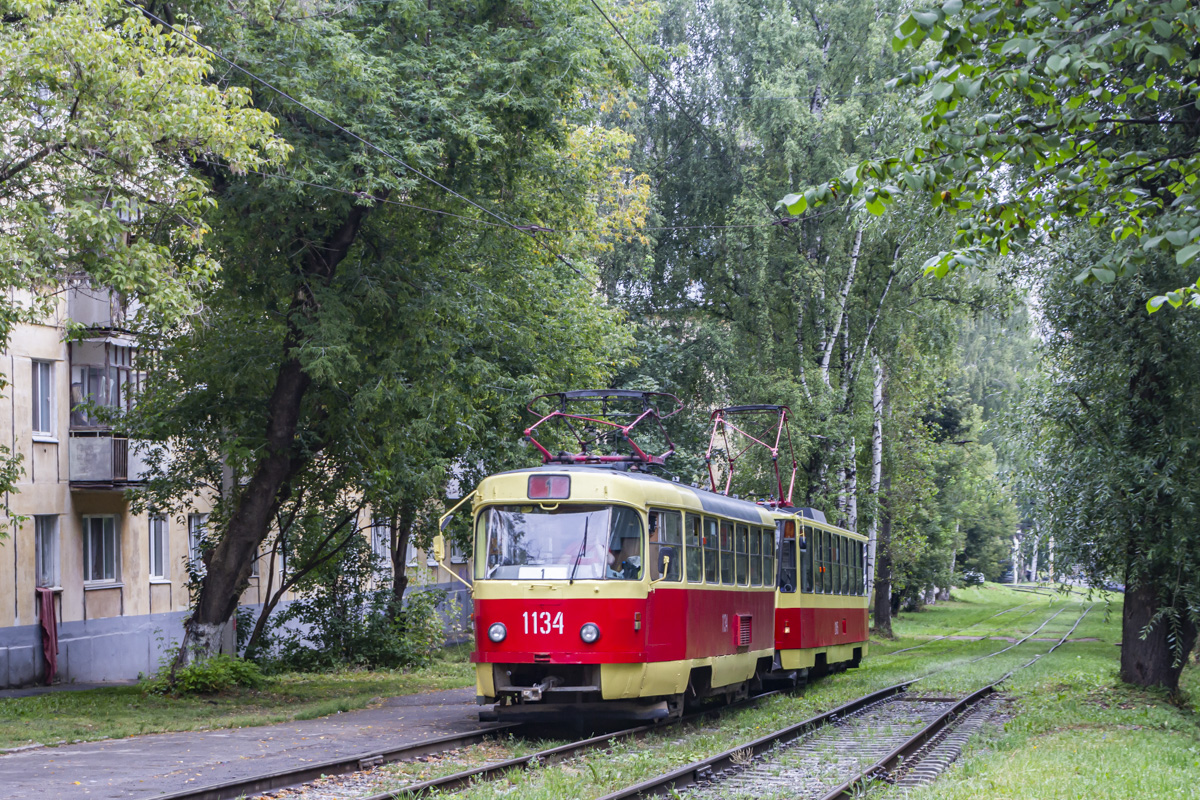 Ижевск, Tatra T3SU (двухдверная) № 1134