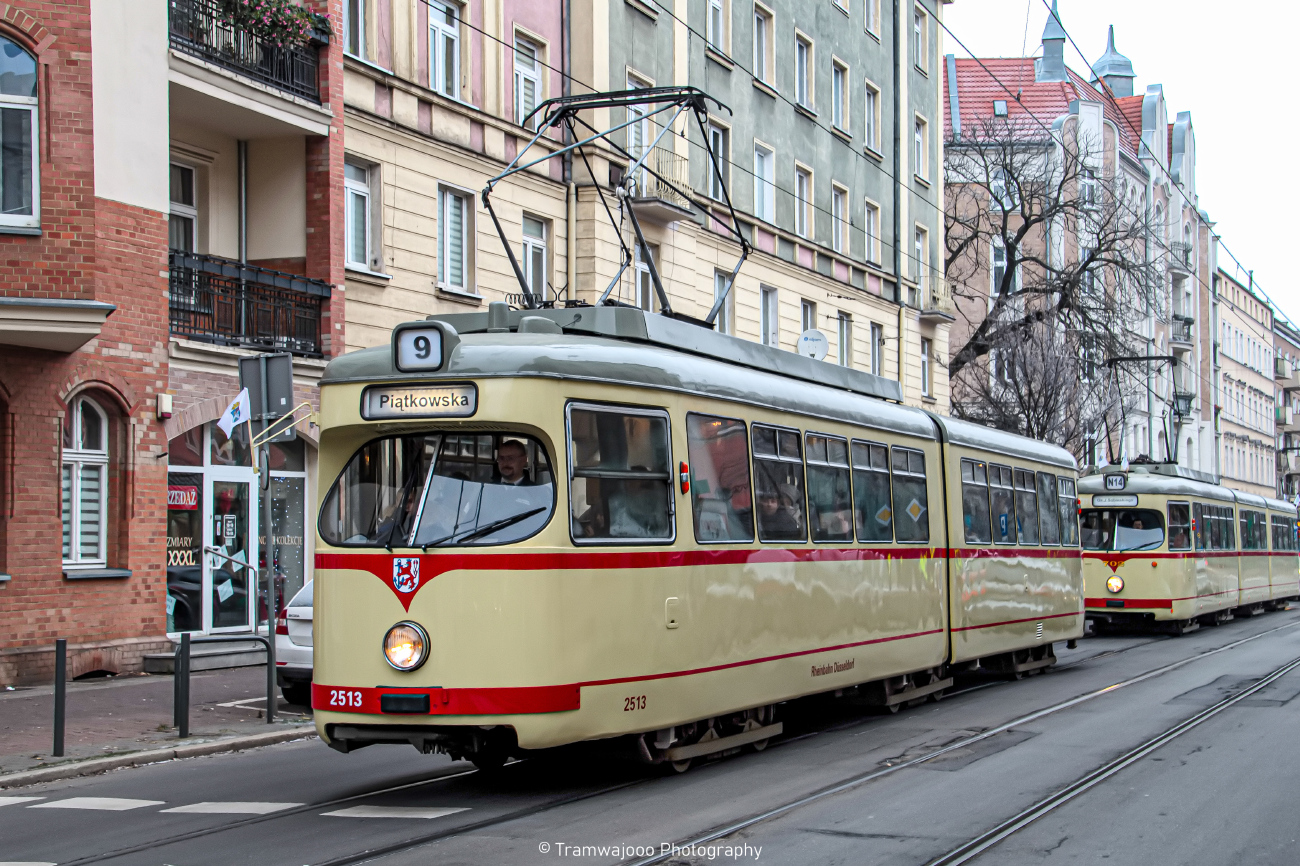 Poznań, Duewag GT6 № 2513; Poznań — 145 anniversary of public transport in Poznań