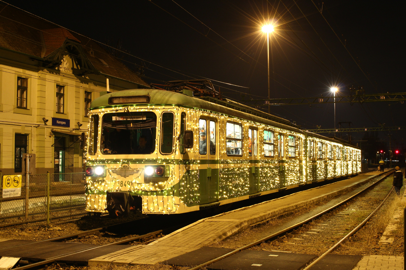 Будапешт, M IX A № 849; Будапешт — Рождественские трамваи и троллейбусы