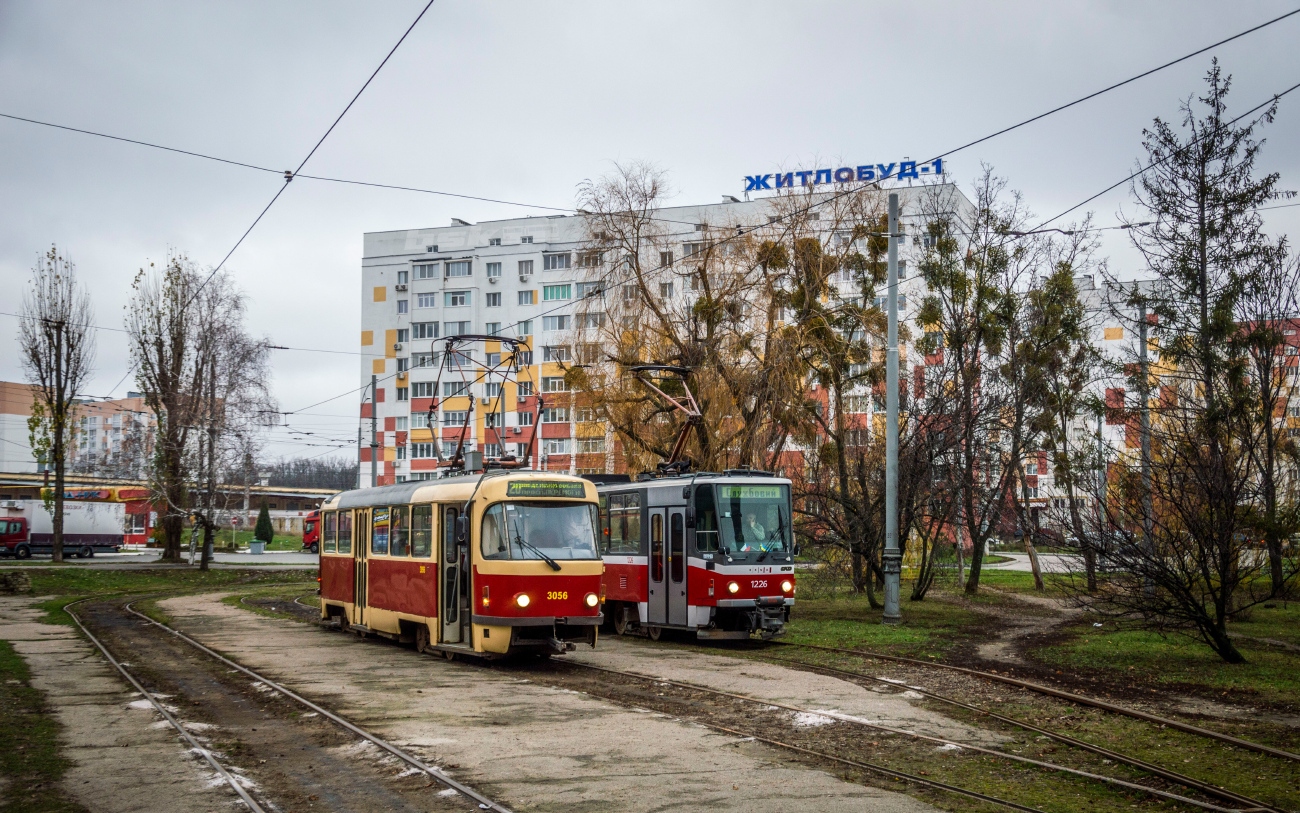 Харьков, T3-VPSt № 3056; Харьков — Transportation 30.11.2025 – Trip on a Tatra-T6A5