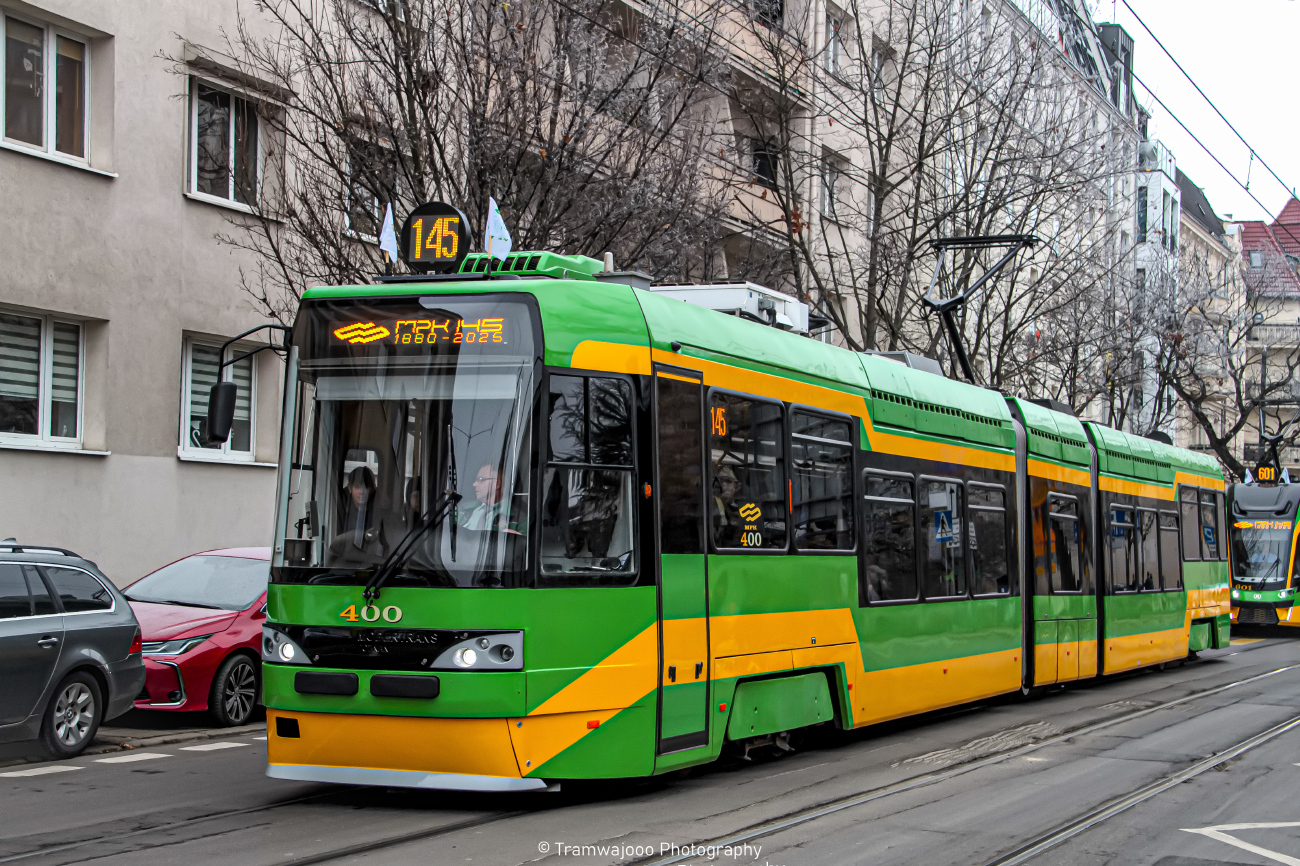 Познань, Tatra RT6-MF 06 AC № 400; Познань — 145 лет общественному транспорту в Познани