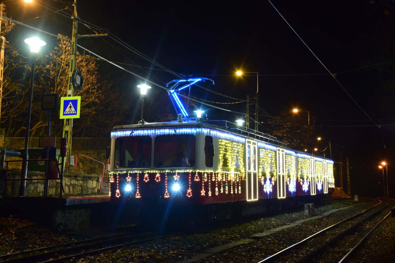 Будапешт, SGP G/T1G № 51; Будапешт — Рождественские трамваи и троллейбусы