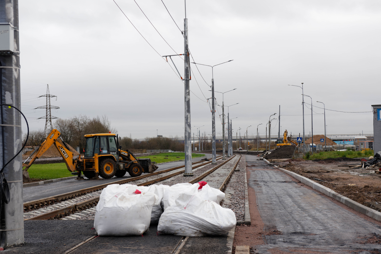სანქტ-პეტერბურგი — Construction of a tram system «Slavyanka»