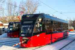 Barnaul, BKM 802E (T811) # 3309; Barnaul, BKM T811 # 3315