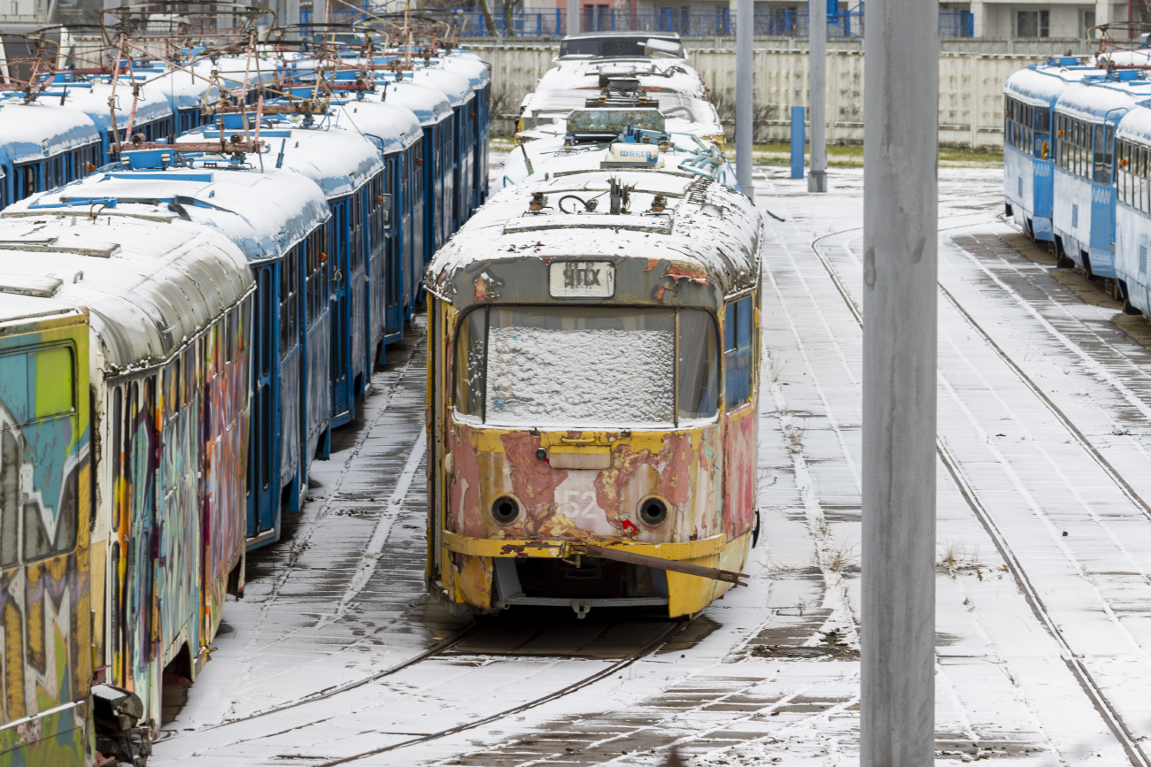 Moszkva, Tatra T3SU — 0520; Moszkva — Tram depots: [3] Krasnopresnenskoye. New site in Strogino