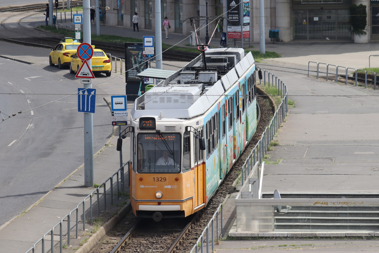 Budapest, Ganz-Hunslet KCSV7 N°. 1329