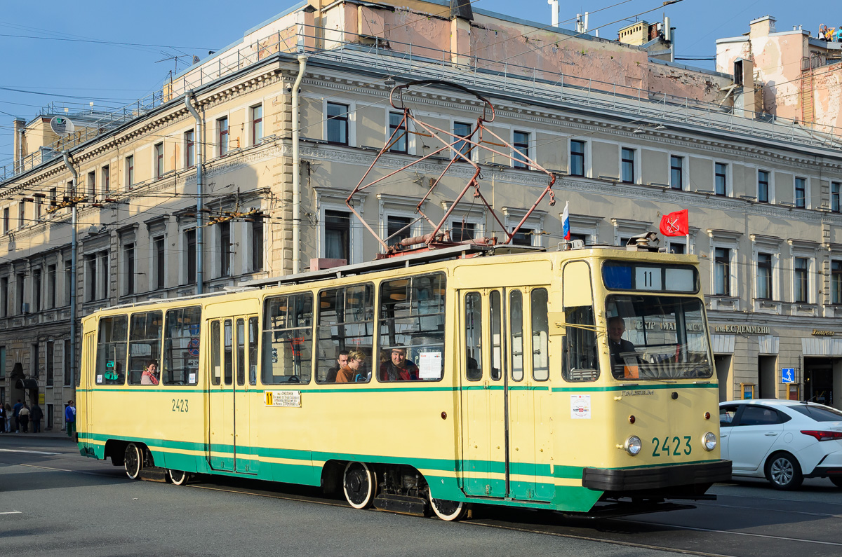 Санкт-Петербург, ЛМ-68М № 2423; Санкт-Петербург — Фестиваль «ТранспортФест — 2025»