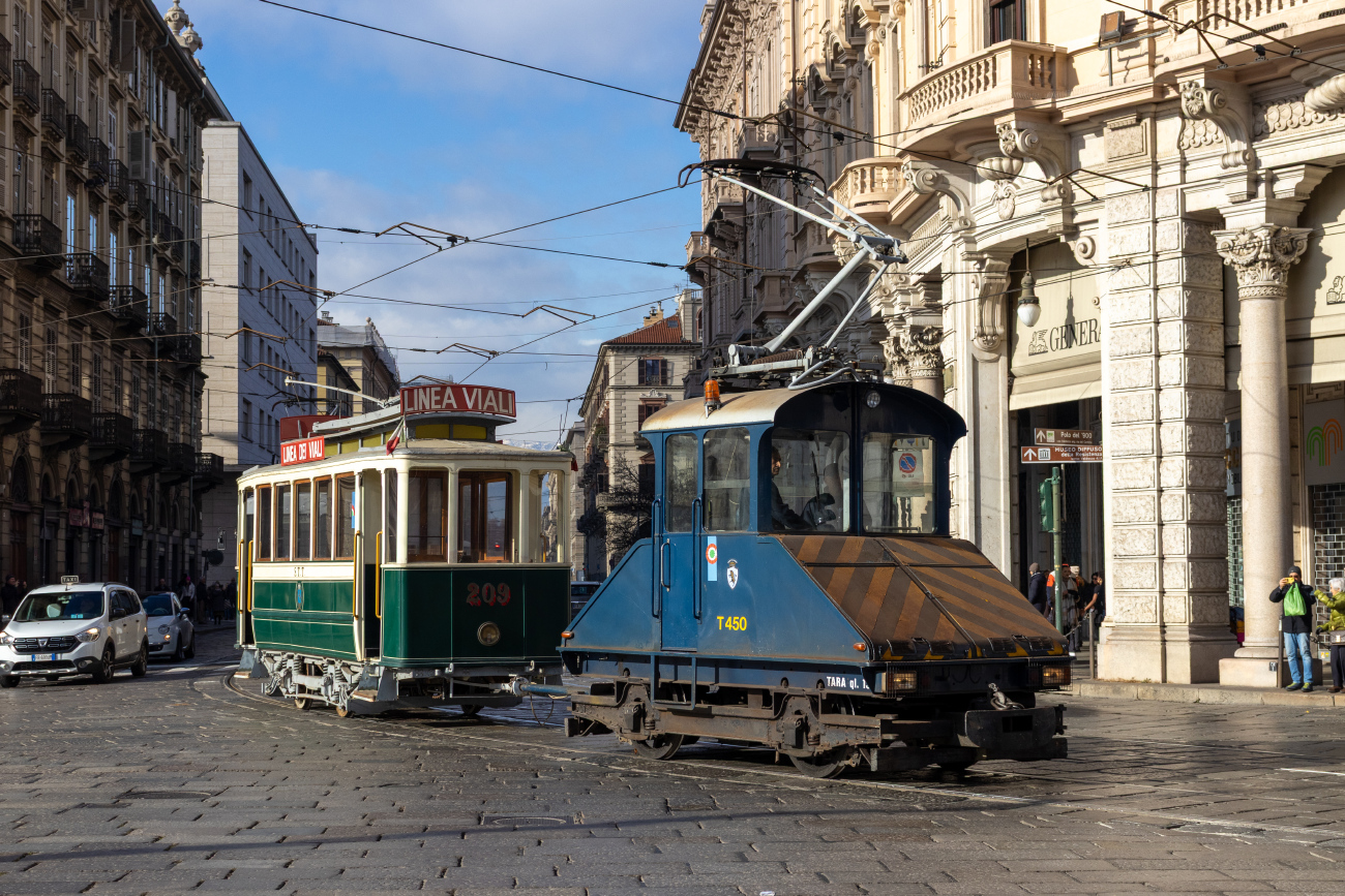 Turin, Electric locomotive № T450; Turin — Tramway Festival — 2025