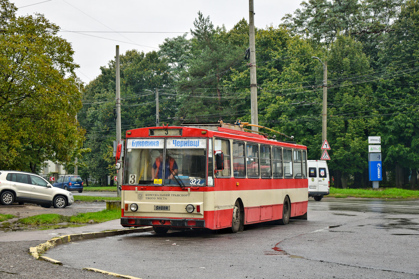 Czernowitz, Škoda 14Tr89/6 Nr. 322