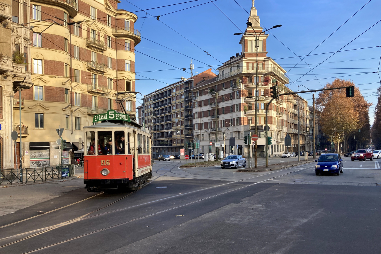 Turin, 2-axle motor car Nr. 116; Turin — Tramway Festival — 2025