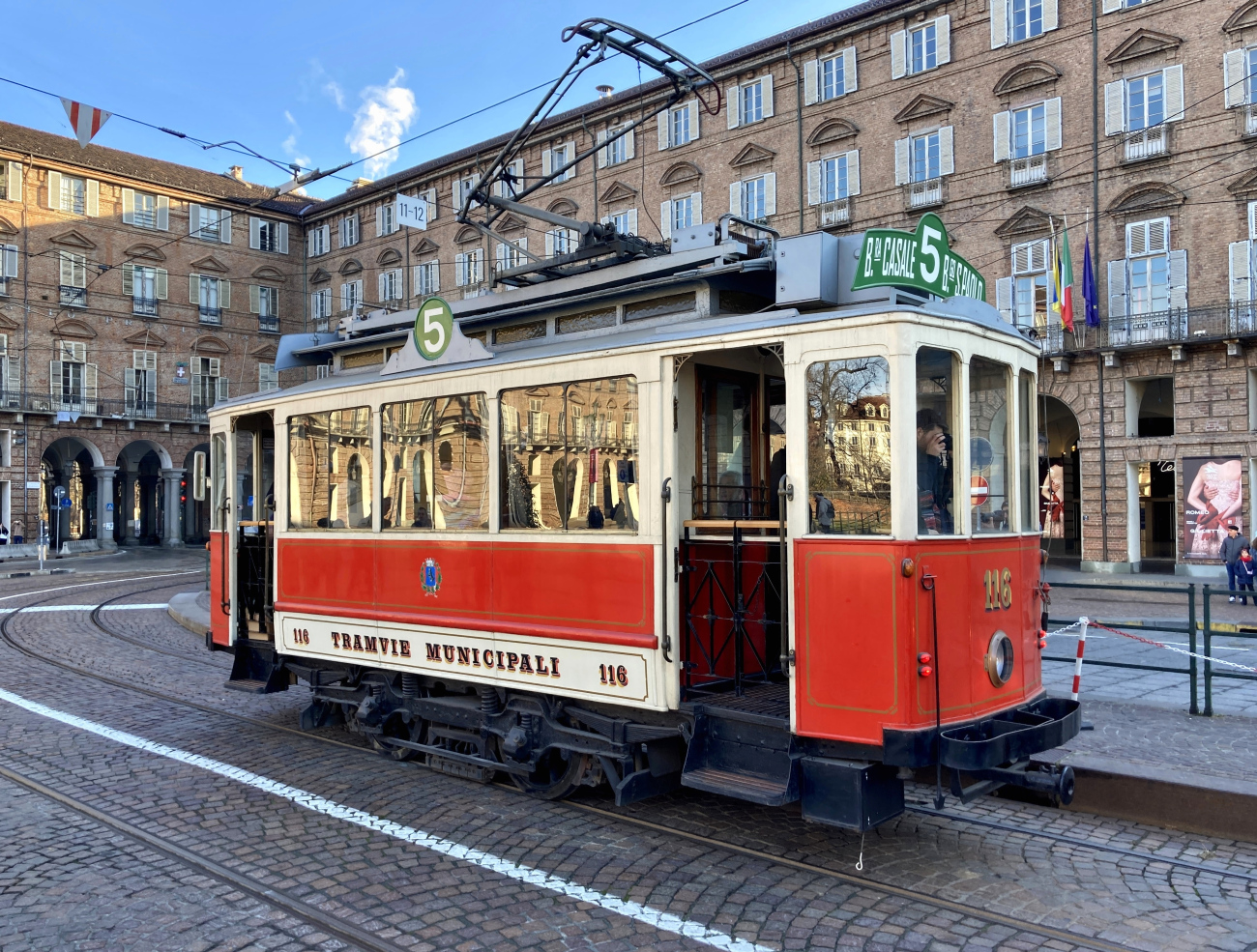 Turin, 2-axle motor car Nr. 116; Turin — Tramway Festival — 2025