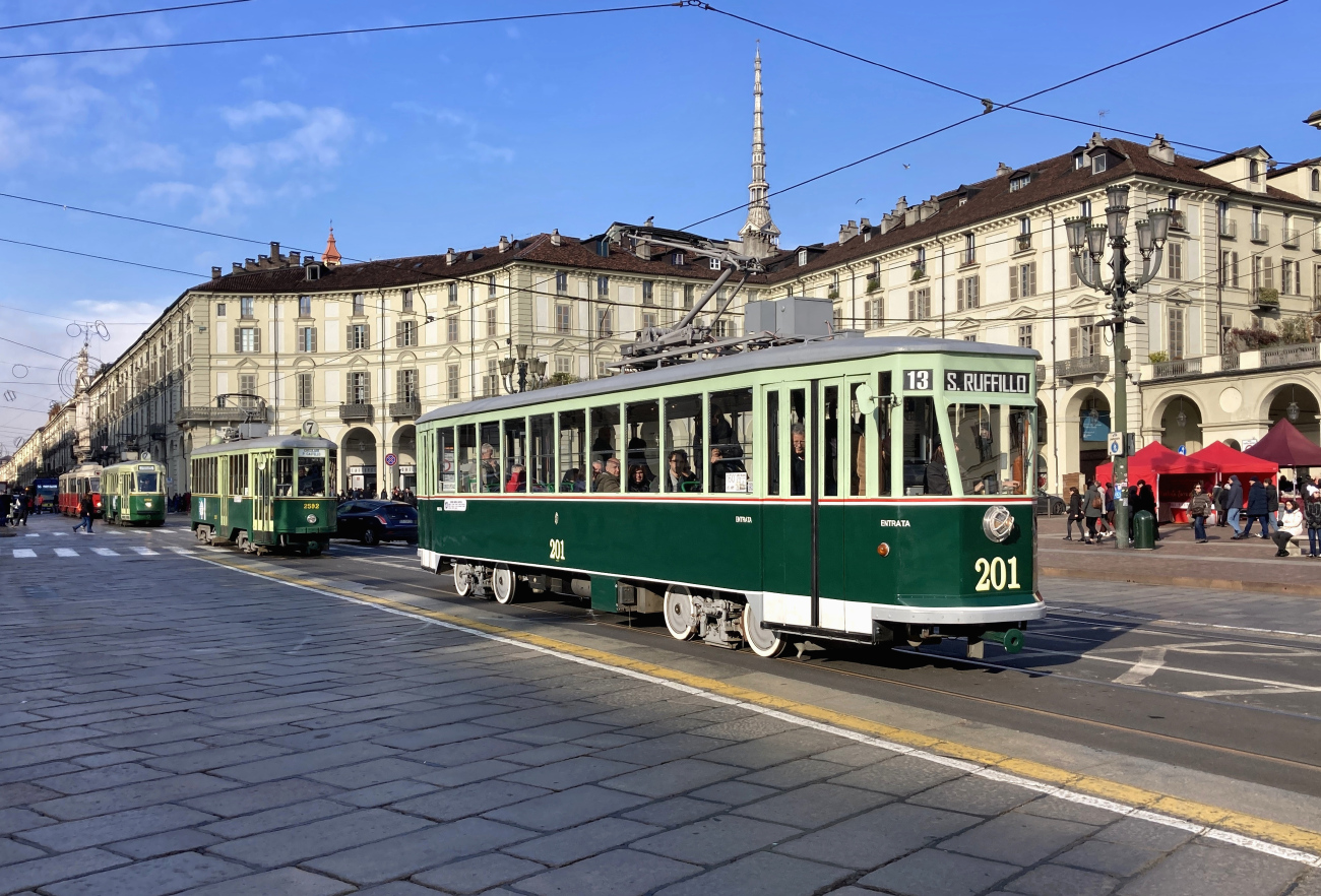 Torino, Stanga 4-axle motor car Nr. 201; Torino — Torino Trolley Festival — 2025