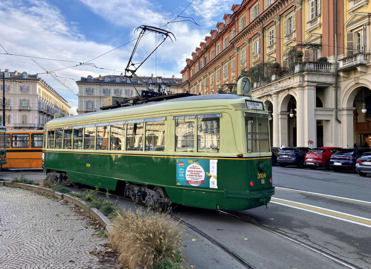 Turin, GTT(ATM) series 3100 # 3104; Turin — Torino Trolley Festival — 2025