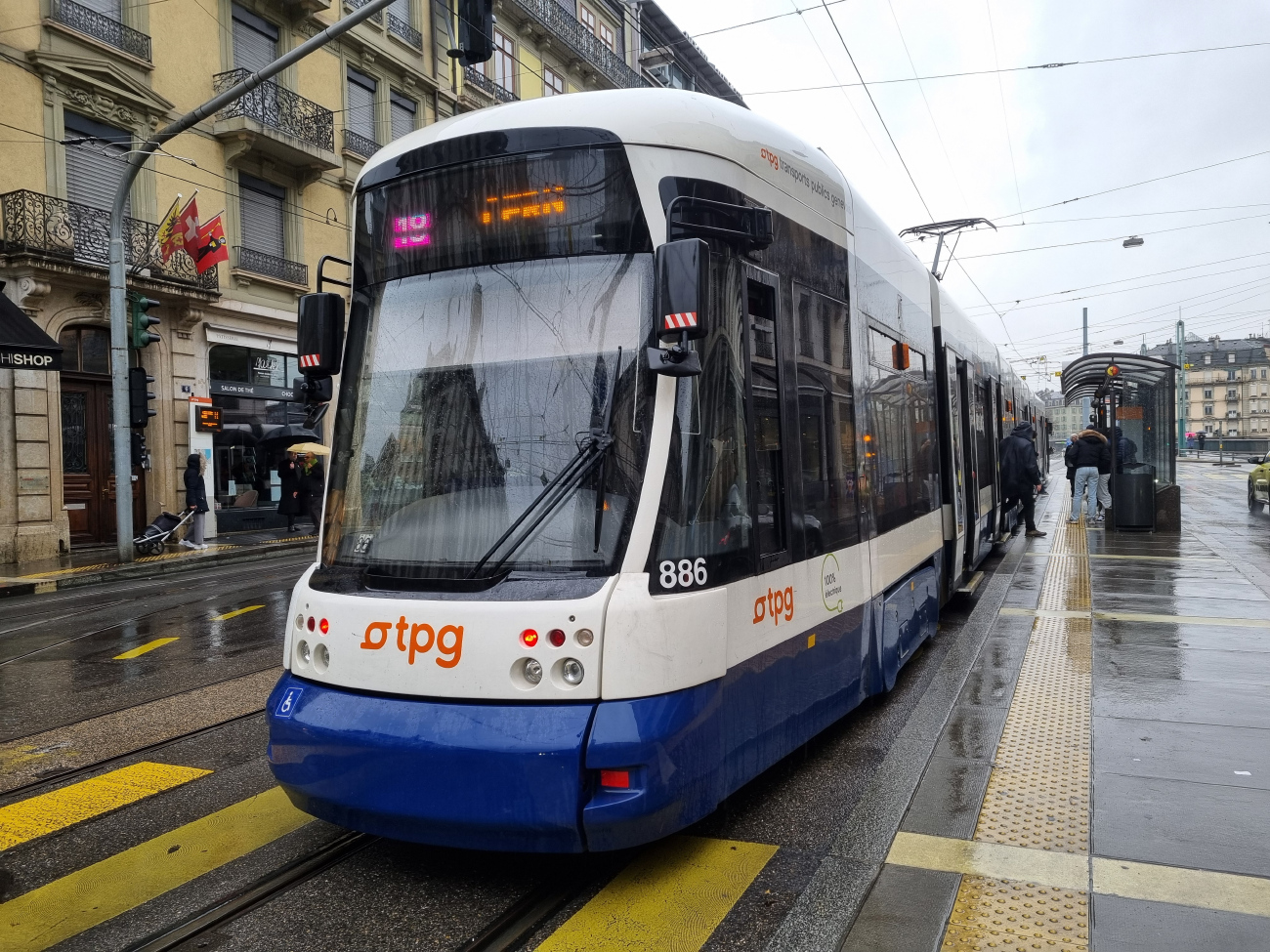 Женева, Bombardier Flexity Outlook № 886
