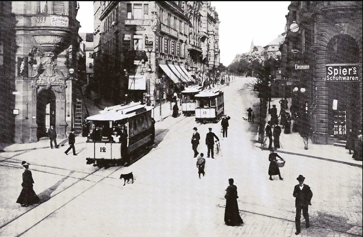 Хайльбронн, Двухосный моторный вагон № 12; Хайльбронн — Старые фотографии