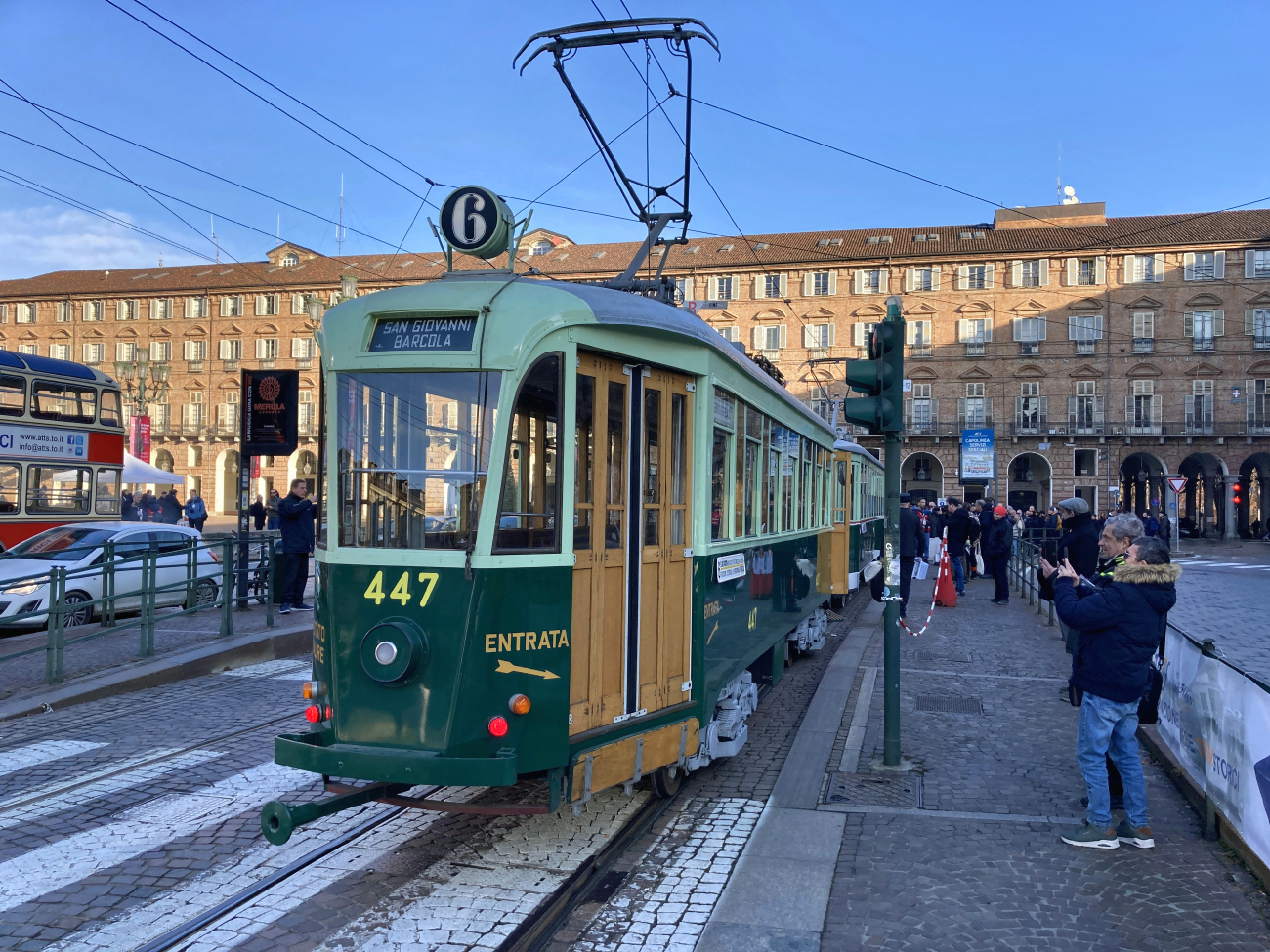 Turin, Stanga 4-axle motor car č. 447; Turin — Torino Trolley Festival — 2025