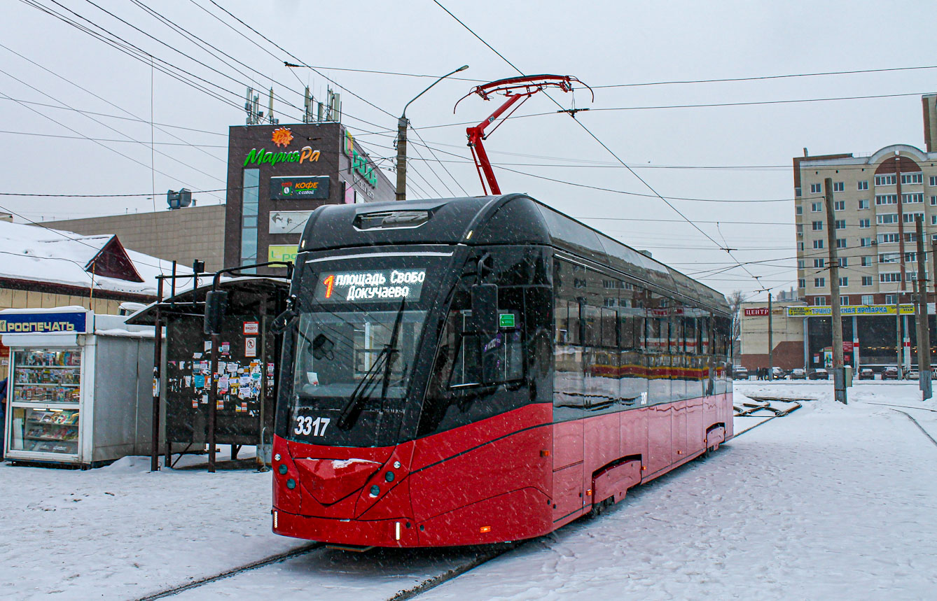Барнаул, БКМ Т811 № 3317