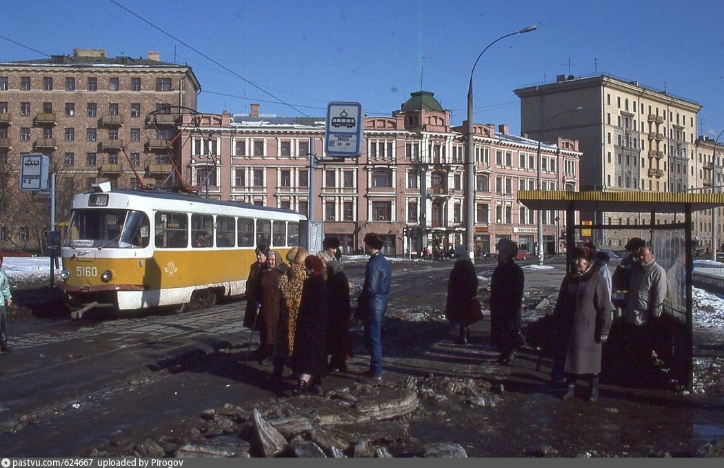 Москва, Tatra T3SU № 5160