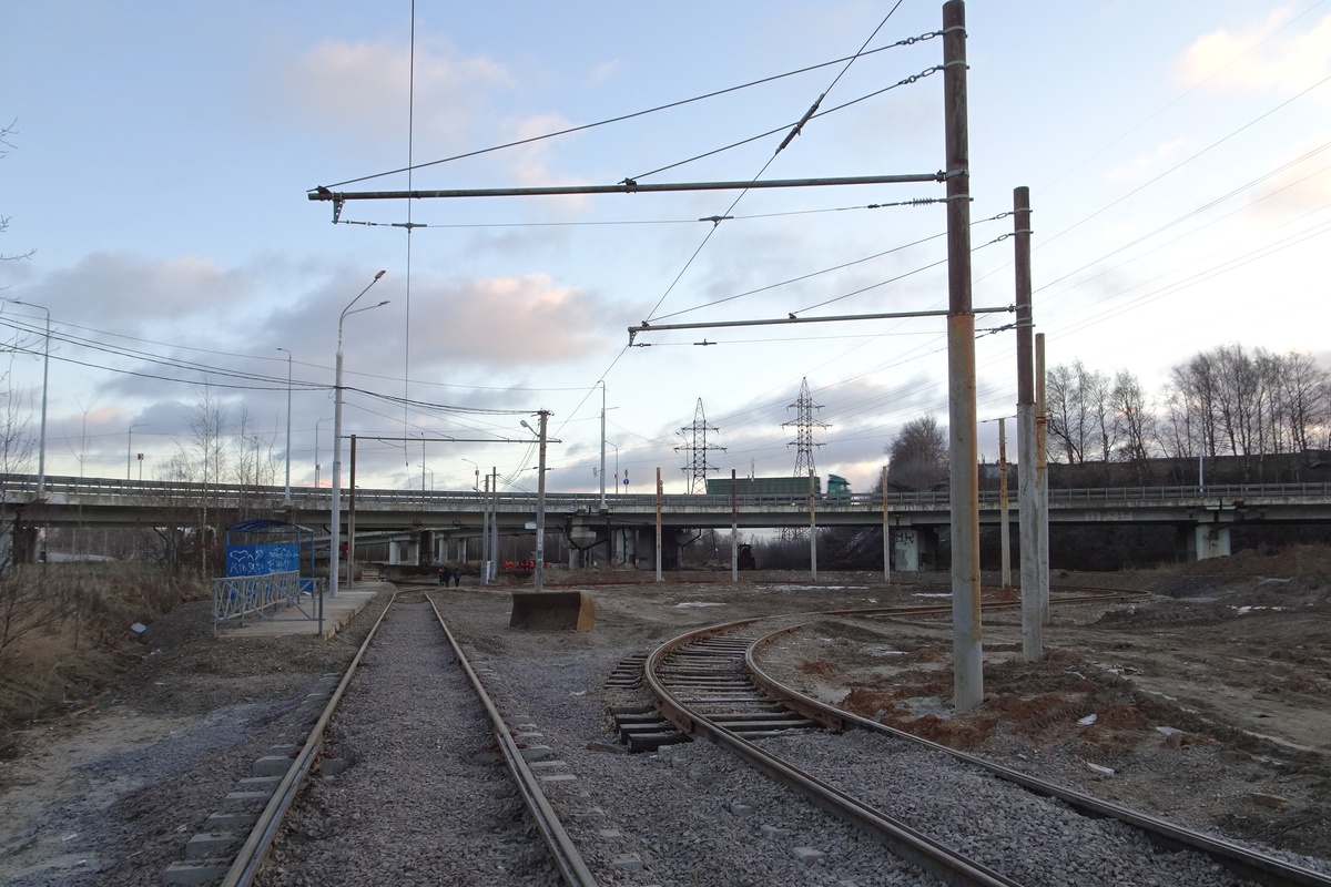 Ярославль — Конечные станции и разворотные кольца &mdash; трамвай; Ярославль — Реконструкция трамвайной сети в рамках концессионного соглашения. Этап №4; Ярославль — Строительство разворотного кольца у ТРЦ "РИО"