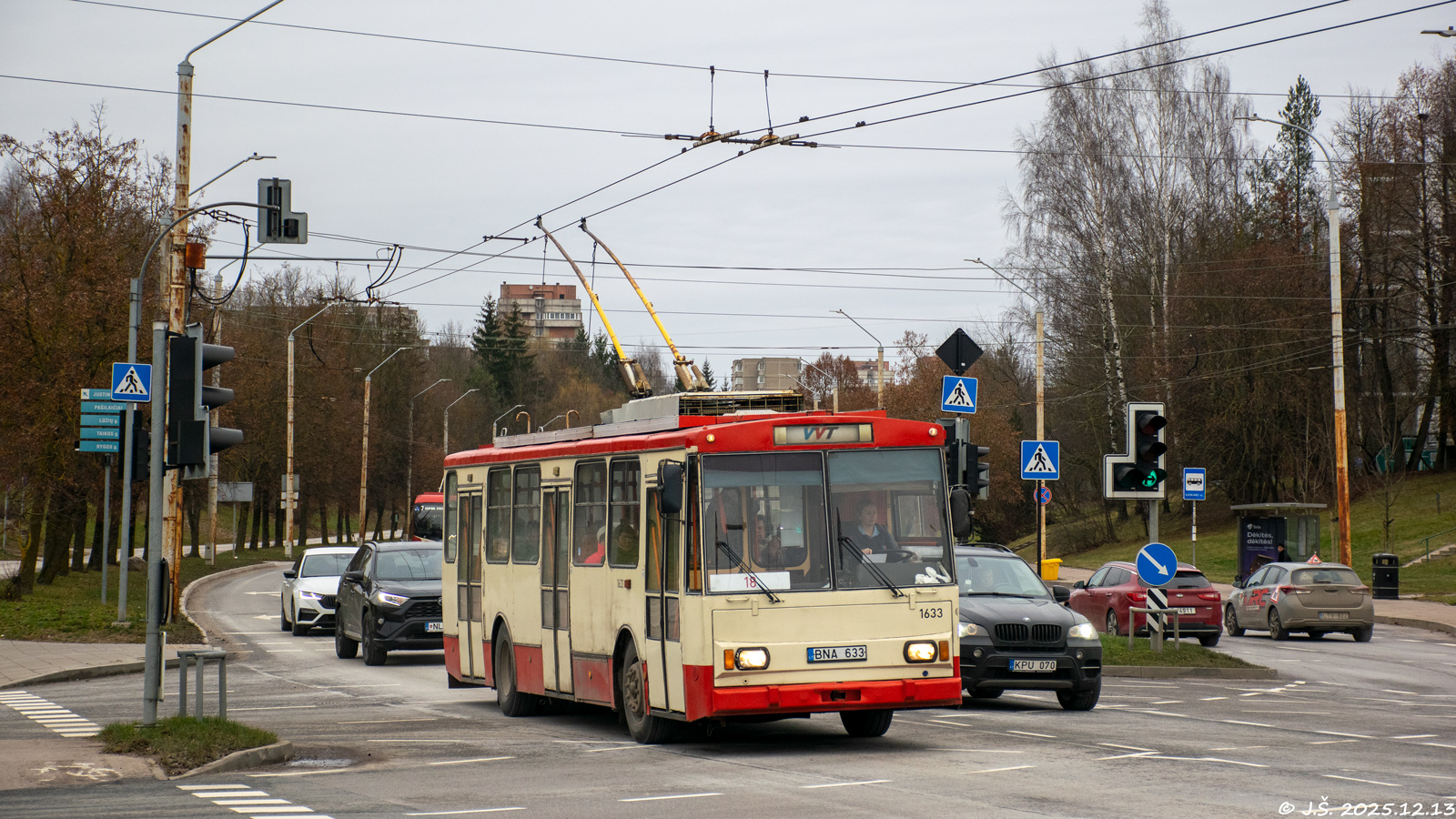Вільнюс, Škoda 14Tr13/6 № 1633