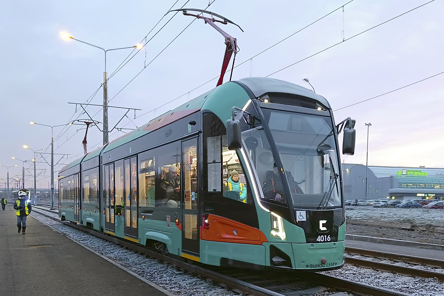 Saint-Petersburg, 71-932 “Nevskiy” № 4016; Saint-Petersburg — Construction of a tram system «Slavyanka»