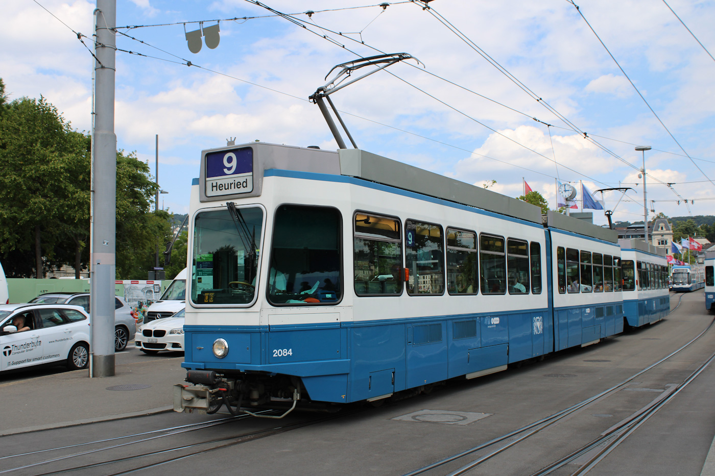 Zurich, SWP/SIG/BBC Be 4/6 "Tram 2000" Br. 2084