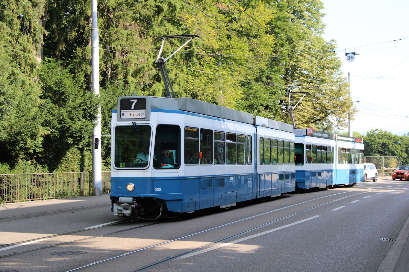 Цюрих, SWP/SIG/BBC Be 4/6 "Tram 2000" № 2081
