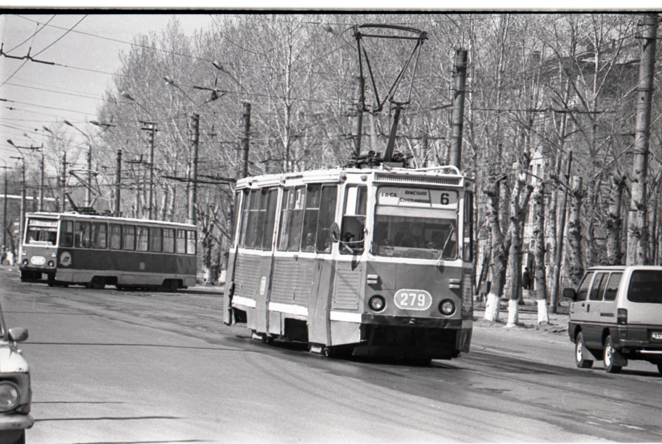 Omsk, 71-605 (KTM-5M3) N°. 279; Omsk — Closed tram lines; Omsk — Historical photos