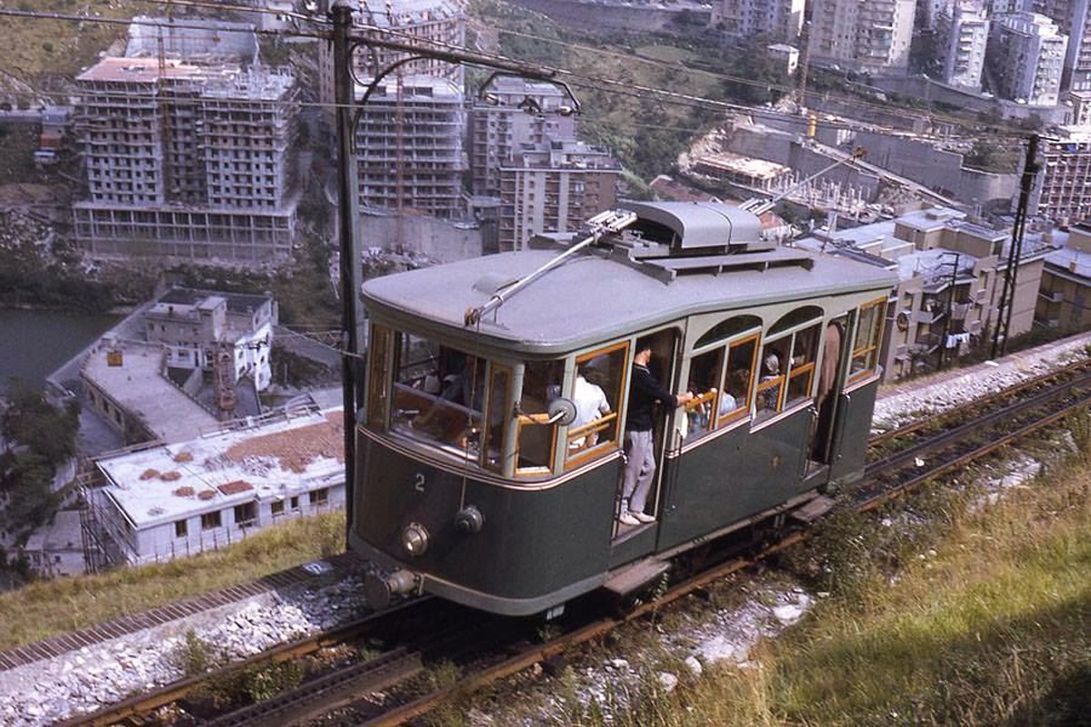 Genoa, Diatto 2-axle motor car # 2; Genoa — Ferrovia a cremagliera Principe-Granarolo