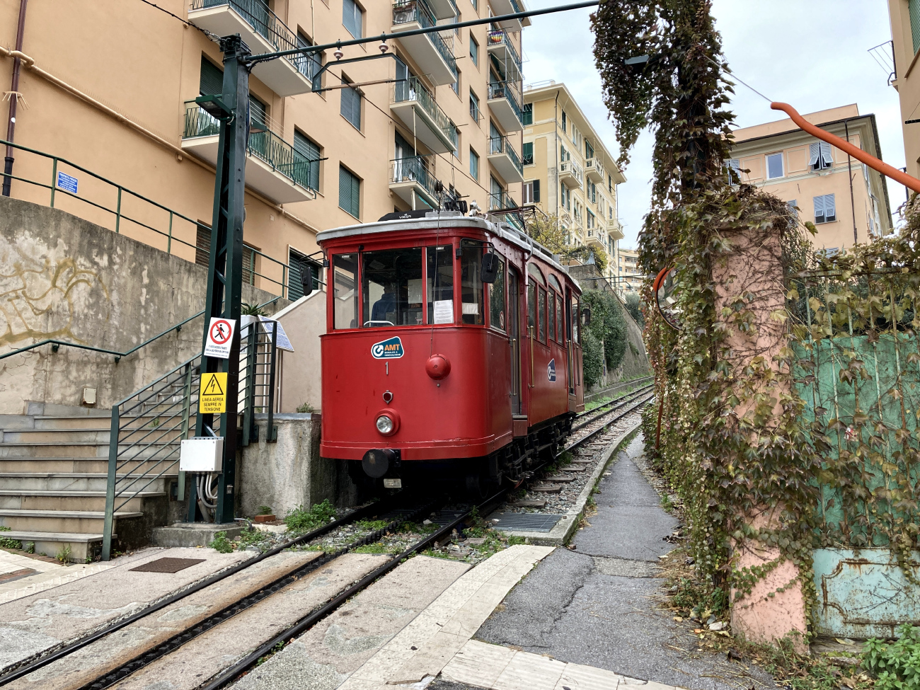 Genoa, Diatto 2-axle motor car № 1; Genoa — Ferrovia a cremagliera Principe-Granarolo