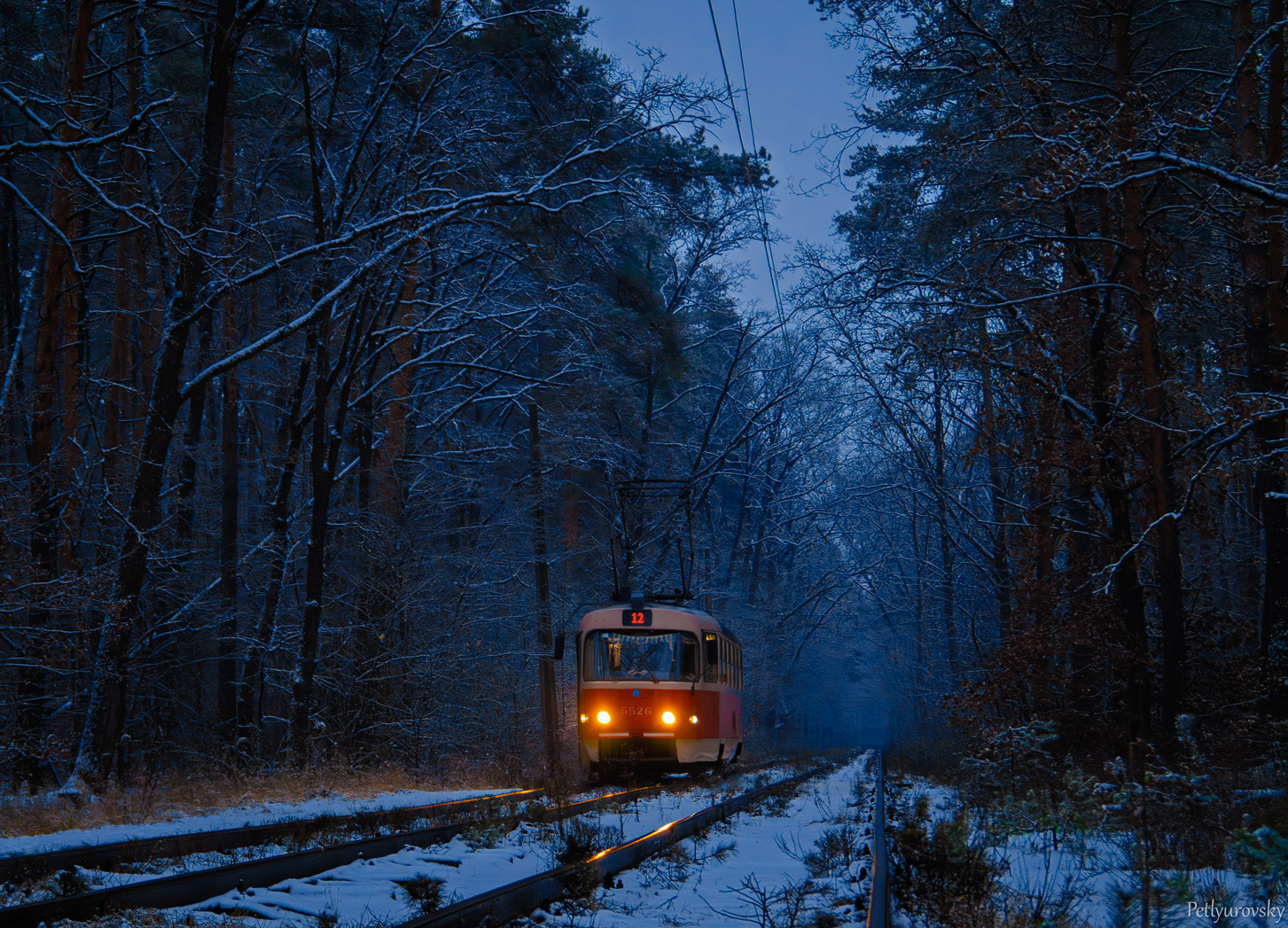 Киев, Tatra T3SUCS № 5526; Киев — Разные фотографии; Киев — Трамвайные линии: Подольская сеть — север