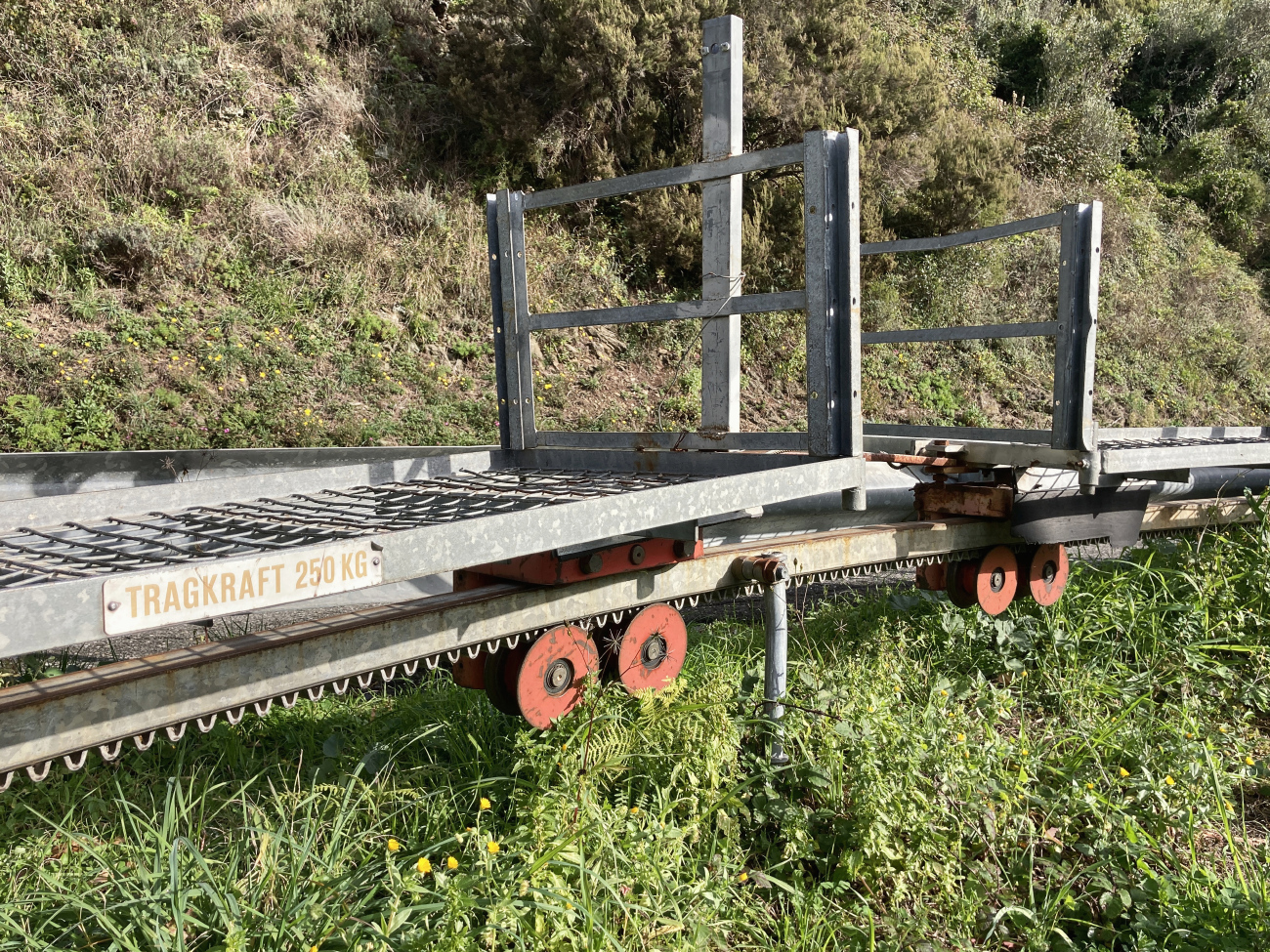 Cinque Terre National Park — Vineyard Rack Monorail Lines