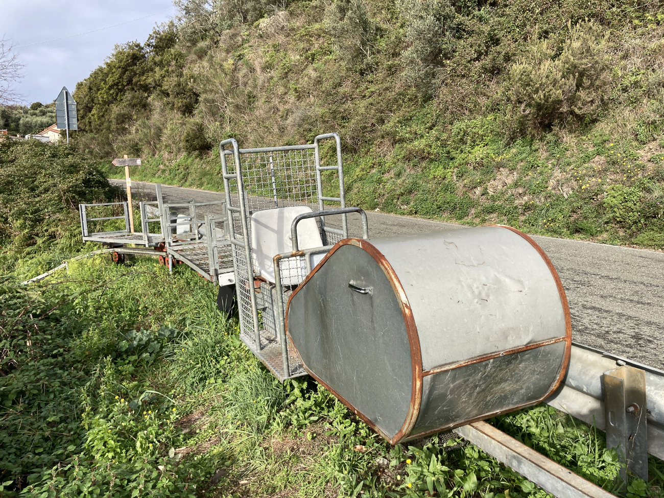 Cinque Terre National Park — Vineyard Rack Monorail Lines